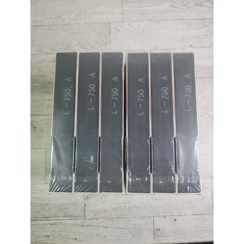 NEW Sony Betamax Dynamicron ES L-750 Blank Tapes Lot of 6 Vintage SEALED